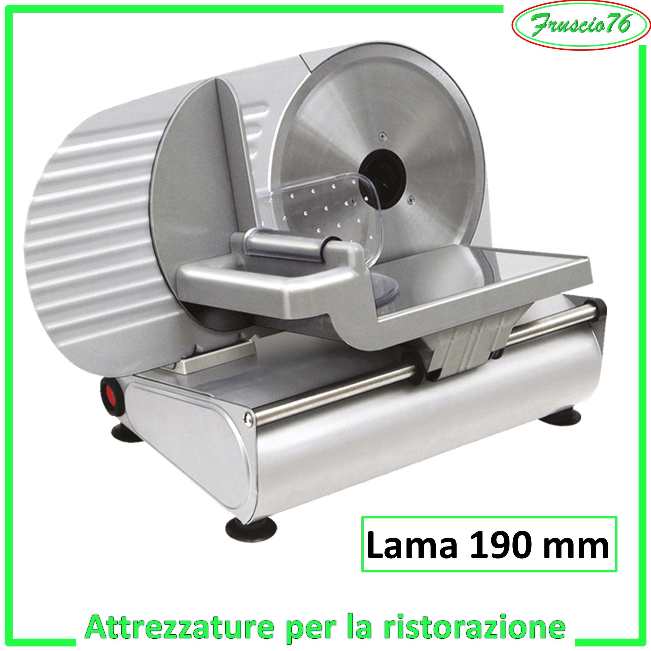 AFFETTATRICE Elettrica RGV AUSONIA 190 Domestica da per casa con Lama in Acciaio